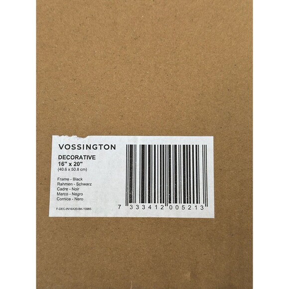 Vossington 16x20 Black Picture Frame - Plexiglass Craft Supply for Art & Photos - Picture 7 of 12